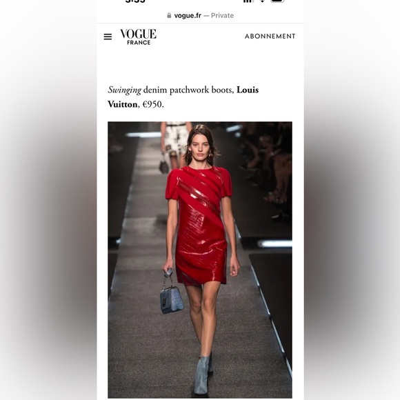 LOUIS VUITTON SWINGING BOOTS SIZE 39 - Picture 9 of 10